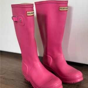 Hunter Kids Pink Footwear